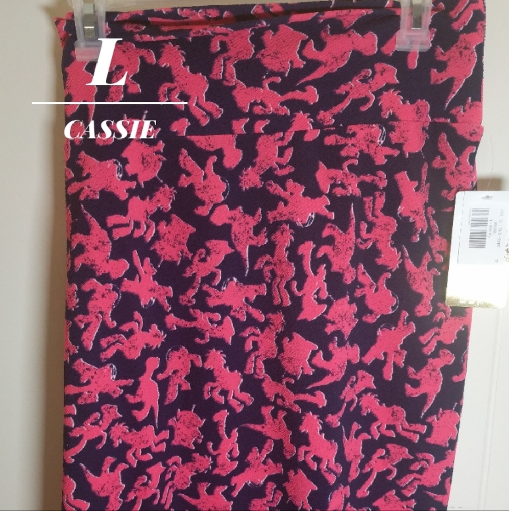 Navy and pink toy story skirt L or M